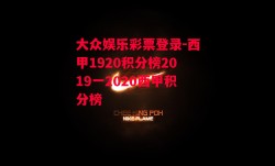 大众娱乐彩票登录-西甲1920积分榜2019一2020西甲积分榜